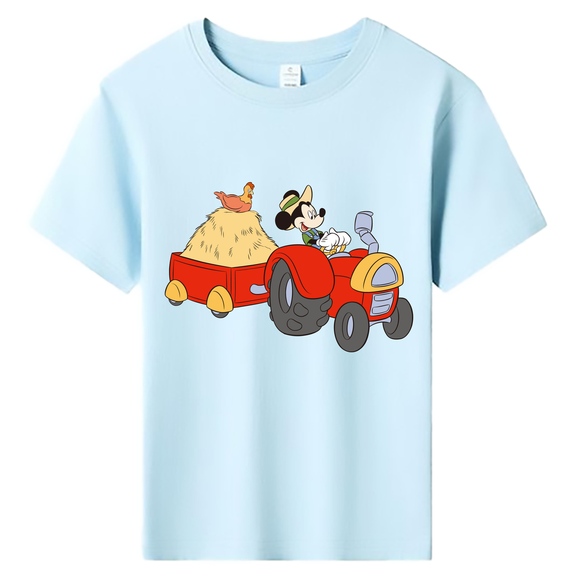 ミッキーマウス Mickey Mouse 綿100％キッズTシャツ（フロントプリント）